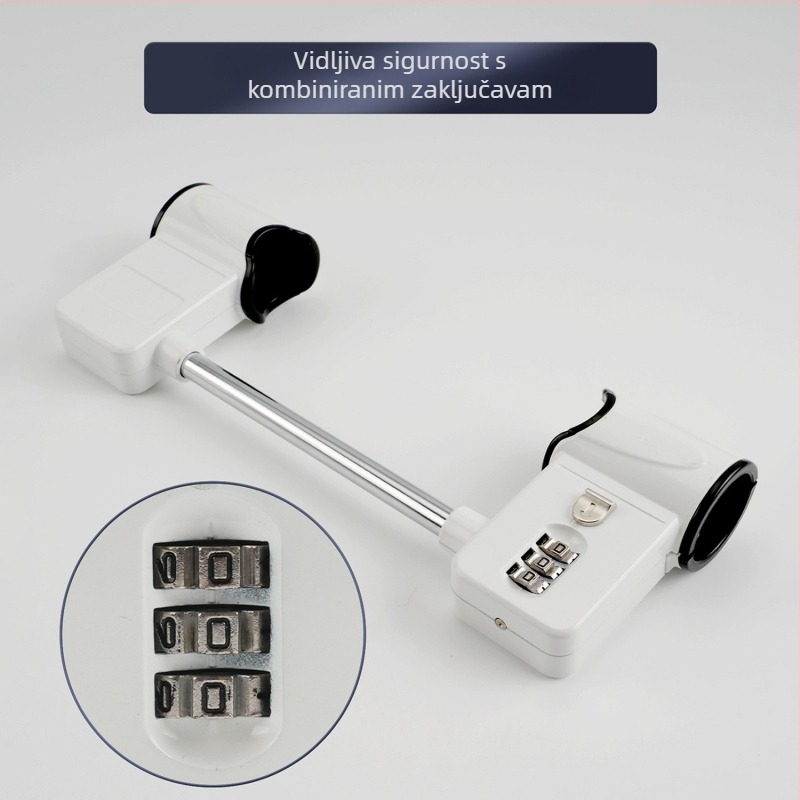 Dvostruka brava za ručicu na vrata, europskog stila, model ZC034/036, materijal: aluminijska legura/cinka legura, debljina šipke brave 5 mm, razmak šipke brave 260 mm, marka Honesecur
