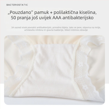 Ženske gaćice – najlon pletene tkanine, srednji struk, oblikujuće, prozračne, antibakterijske