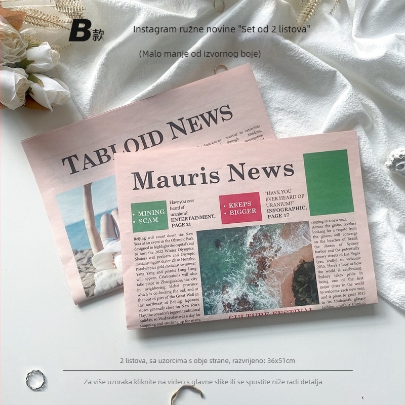 Pozadinski papir za fotografiju proizvoda, materijal: papir, pogodan za fotografiranje proizvoda