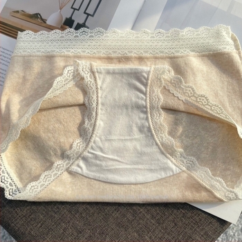 Ženske gaćice od pamuka s visokim strukom, antibakterijske jacquard, bez šavova, glavni materijal 95–100% pamuk, podstava u području prepona 100% pamuk