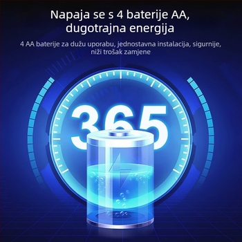 Pametan bravni blok s otiskom prsta i lozinkom – Model B3; kapacitet otisaka prsta 50; vrijeme otključavanja <0,5 s; FAR 0,0001%; FRR 0,001%; napajanje DC
