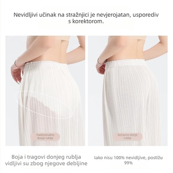 Ženske gaćice od najlona s podstavom od morušinog svile — prozračne, antibakterijske, brzo sušeće, ravno tkanje