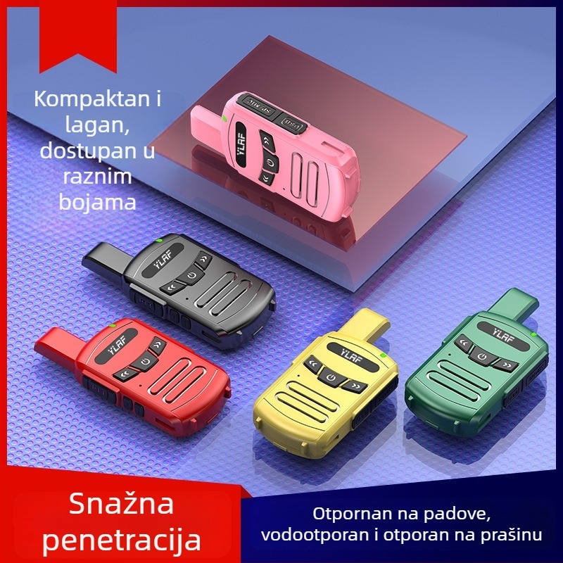 A5 ručna radio‑postaja, kompaktni HD zvuk, 35W RF izlaz, baterija 9800mAh, 16 kanala, mreža 5G/4G/3G/2G