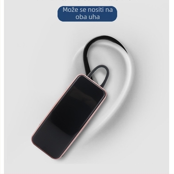 Mini interkom s držačem za uho, bežični Bluetooth mikro-slušalica i headset, sve-u-jednom (16 kanala, litijeva baterija, otporan na prašinu)