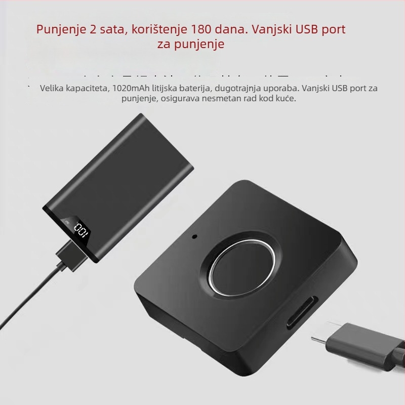 Brava za ladicu s otiskom prsta, model B-P-02S4; kapacitet otisaka 20; vrijeme skeniranja <0,3 s; FAR <0,002%; punjiva baterija 800 mAh.