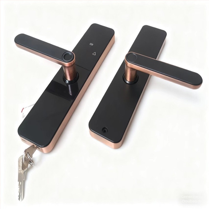 Pametna brava za unutarnja vrata – otisak prsta, lozinka i pristup karticom; Model F-17; pohranjivanje otisaka 100; >100000 otključavanja; vrijeme skeniranja 0.0001 s; DC napajanje