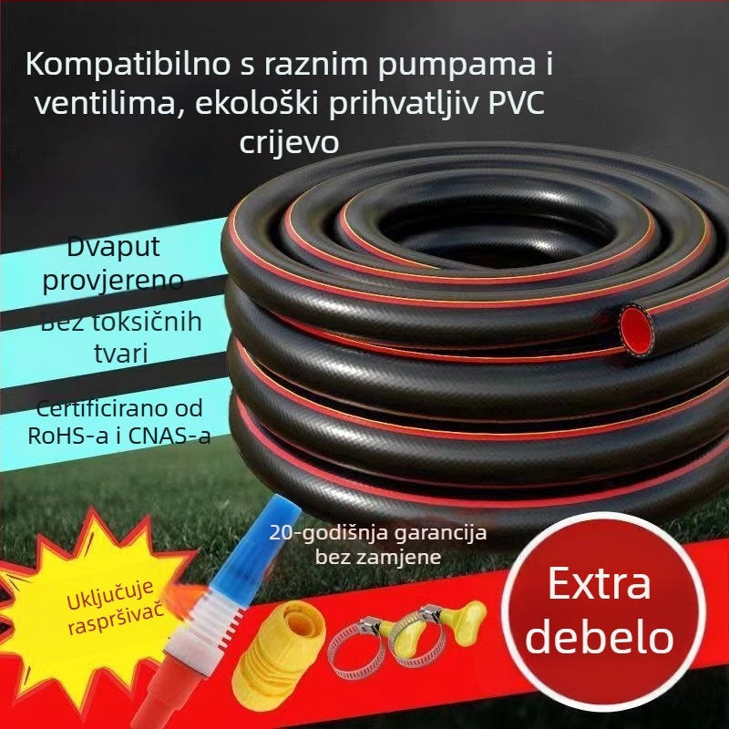 Kućni crijevo za pumpu vode, mekano i debelo, otporno na eksplozije, PVC, EU CE certifikat