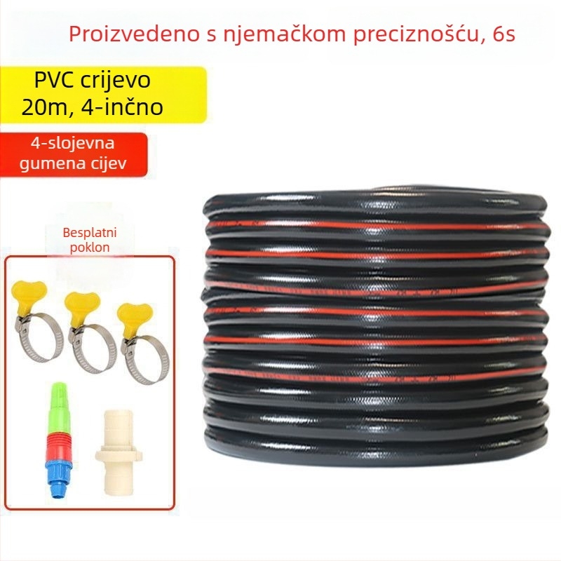 Kućni crijevo za pumpu vode, mekano i debelo, otporno na eksplozije, PVC, EU CE certifikat
