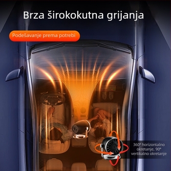Automobilski grijač 12V/24V, ABS kućište, 150W, model 006