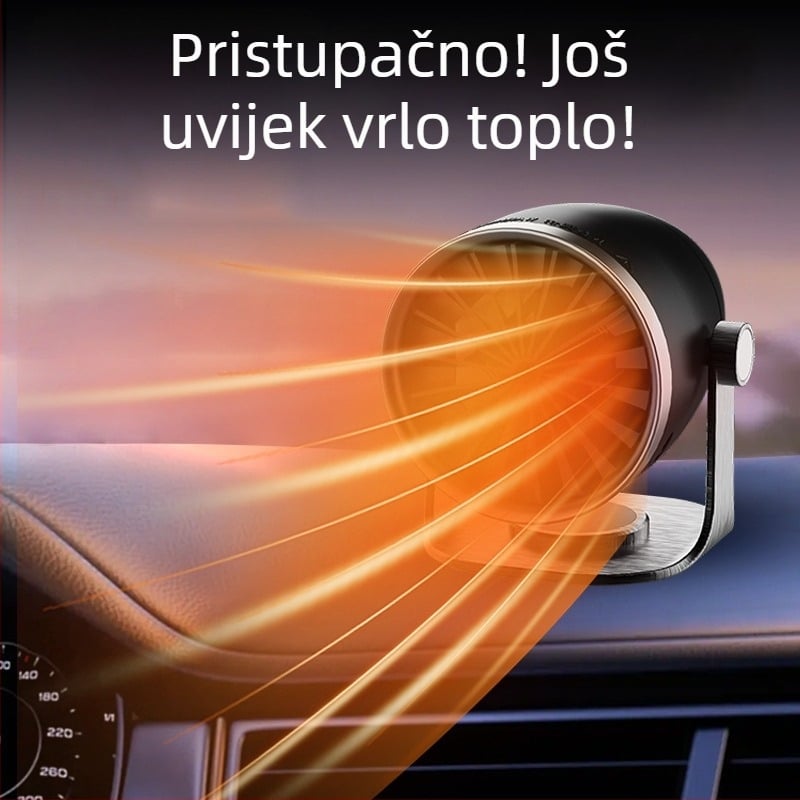 Automobilski grijač 12V/24V, ABS kućište, 150W, model 006