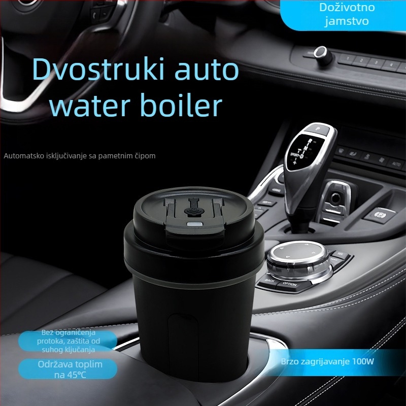 Mali automobilski uređaj s integriranim pametnim grijanjem, unutarnja 304 nehrđajući čelik / vanjska 201 nehrđajući čelik, 45-100W, model 2511A