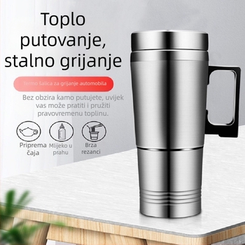 Automobilska posuda za grijanje vode od nehrđajućeg čelika LBW-1603, 12V/24V, 100W