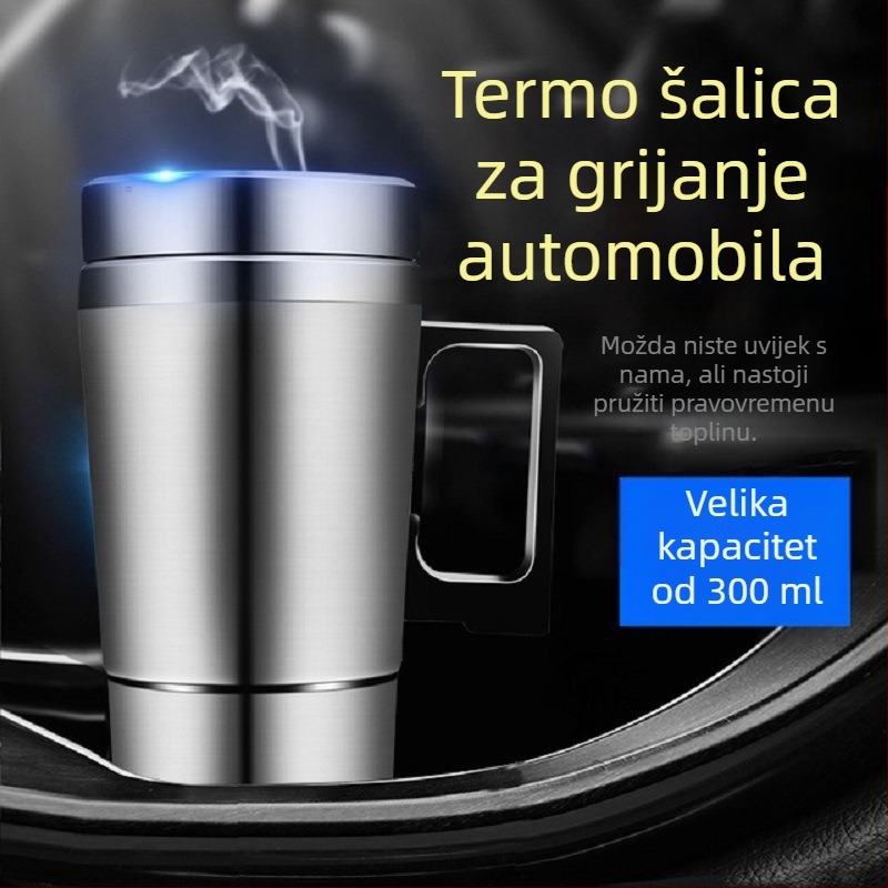 Automobilska posuda za grijanje vode od nehrđajućeg čelika LBW-1603, 12V/24V, 100W