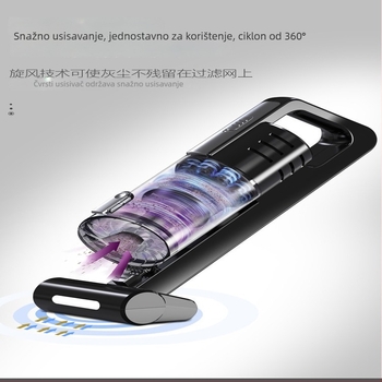 Prijenosni usisavač za automobil - za kućnu i auto uporabu, model yd-575c, 12V, usis 5500 Pa, max 100 W