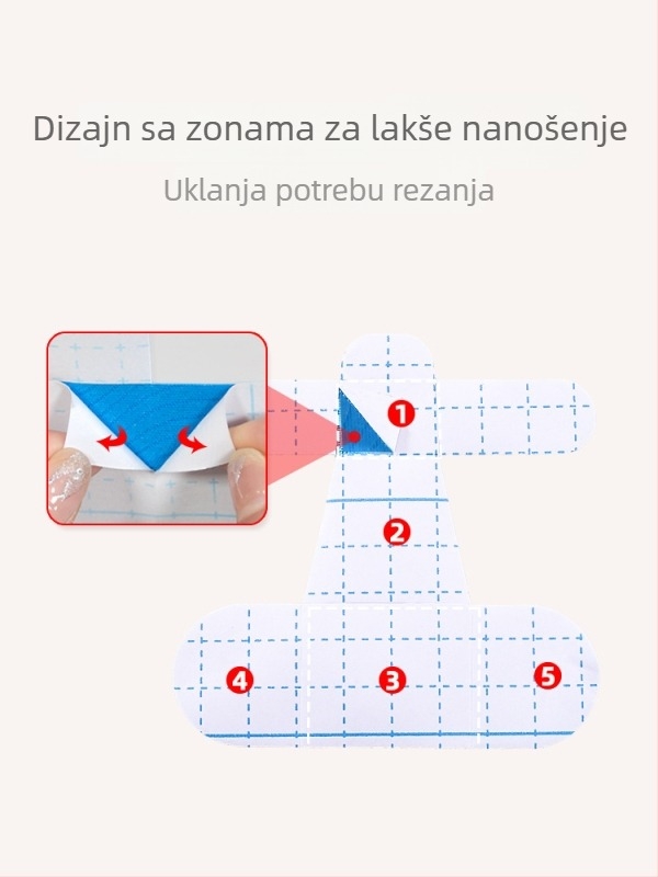Dječji korektor valgusa nožnog prsta s elastičnom trakom – pamučna tekstura, 30 komada, za djecu, za trčanje i košarku