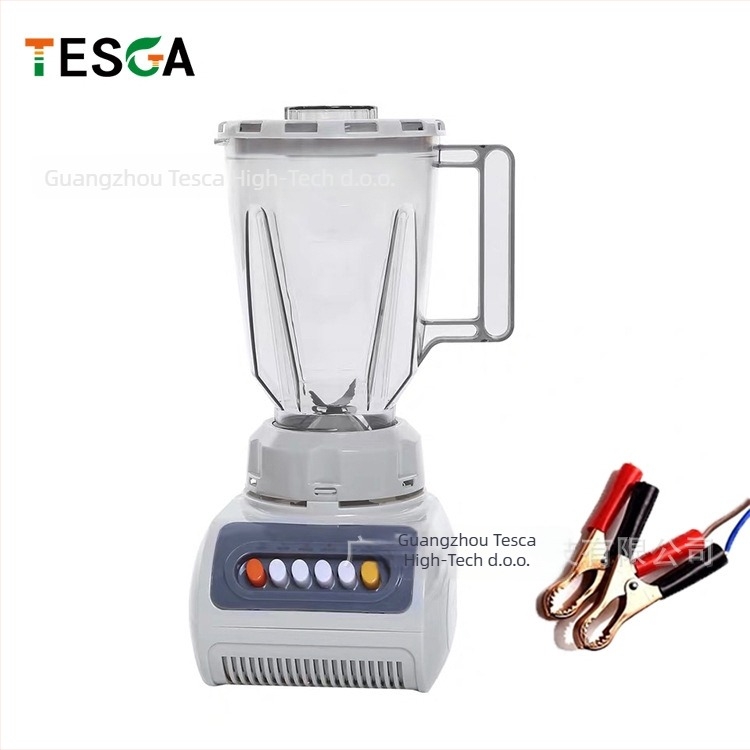 TESGA 12V DC sokovnik s posudom za mljevenje i blenderom, PP materijal, 150W, model DB1201