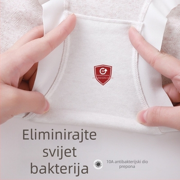 Ženske gaćice od pamuka s antibakterijskom zaštitom, čipka, srednji struk, prozračne, brzo se suše