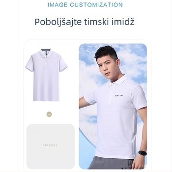 Polo majica – brzo sušenje, prozračna, odvlači vlagu, labavi kroj, poliester tkanina