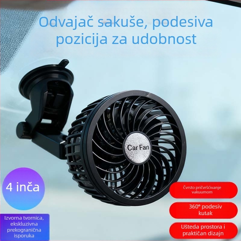 Automobilski ventilator, tih, 24V, 7W, model AC-2321