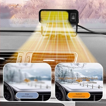 Grijač za automobil, 150 W, model 1001, odmrzavanje i uklanjanje magle