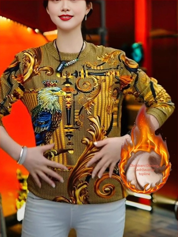 Muška duga rukava polo majica s ovratnikom, rever, Derong poliester, ispis slovima, slim fit