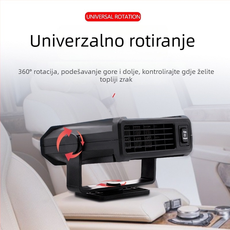 Pincai ZYHWJ auto grijač – 150W ABS, odmrzavanje/odmagljivanje/grijanje, prenosni