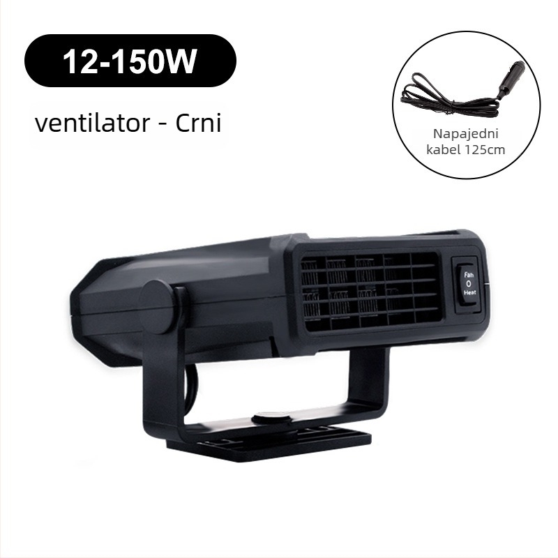 Pincai ZYHWJ auto grijač – 150W ABS, odmrzavanje/odmagljivanje/grijanje, prenosni