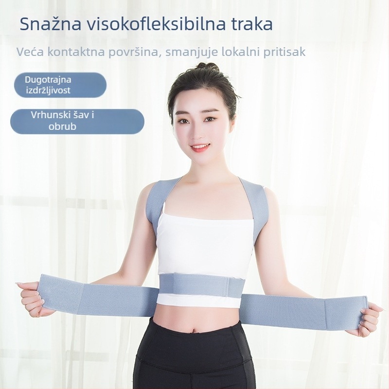 Xing Yu korektor držanja tijela za djecu i odrasle, s keel podrškom, model JZD-01, PU vlakna/elastan, pogodno za ljeto, proljeće, jesen