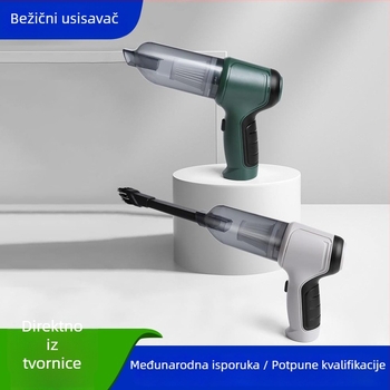 Bežični ručni usisivač za auto s funkcijom puhanja i usisavanja, 120W, 6000Pa, punjiv, perivi filter