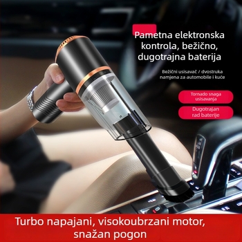 Mini bežični usisavač za auto JM-6608, 7.4V, 120W, 9000Pa, punjivi