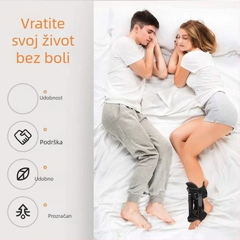 Mai zhi Korektor padajuće stopala i imobilizator gležnja, Ortaza za stopalo, Poliester, Model 22, Infracrveno grijanje