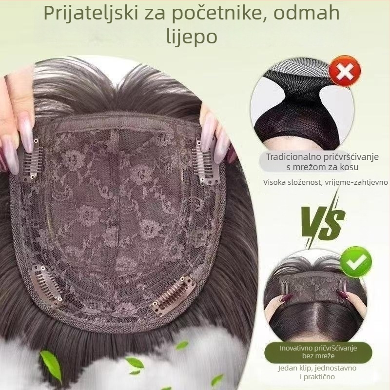 Komad kose, kovrčav, svila otporna na visoke temperature, mehanička obrada, ne može se bojiti
