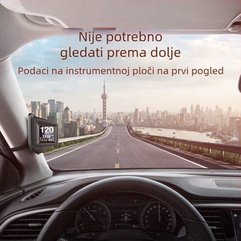 HUD zaslon za vozila, visokorezolucijski LCD zaslon, montiran u vozilo, model A401, artikl MExB777y