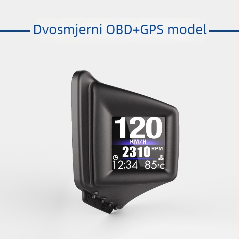 HUD zaslon za vozila, visokorezolucijski LCD zaslon, montiran u vozilo, model A401, artikl MExB777y
