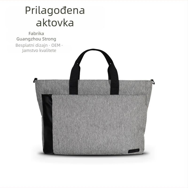 RPET unisex poslovna torba za dokumente s prilagođenim logom, vrhunska kvaliteta, vodootporna, zaštita od krađe, USB priključak