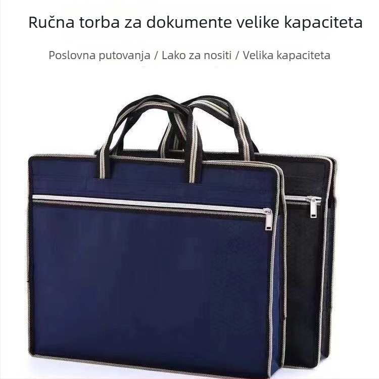 Dokument torba s zatvaračem od Oxford platna | Zhengxin 1366 (Brand: Zhengxin, Model: 1366, Materijal: Oxford platno, Stil: Zipper)