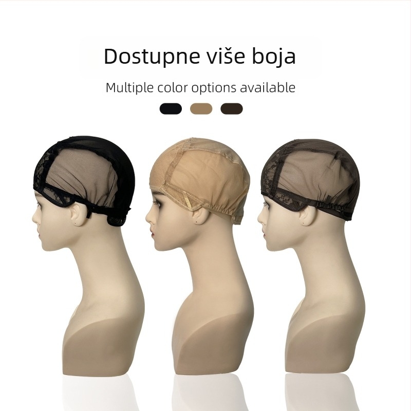 Fujia Wig Model 964 Prozirna Mrežasta Baza Kapa za Izradu Perike s Lace Front, Elastična Mrežasta Kapa, Nije Pogodno za Trajnu Boju ili Perm