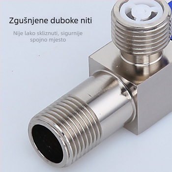 Mesing kutni ventil XNK-JF01 - 4 mm unutarnji promjer, navojni spoj, za slavinu