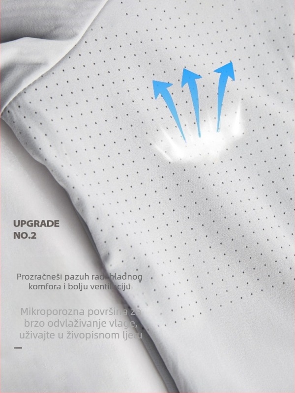 Unisex vjetrovka za vanjske aktivnosti s UV zaštitom UPF50+, prozračna i odvodi vlagu, materijal Nylon-Spandex 88/12, ultra lagana za ljeto