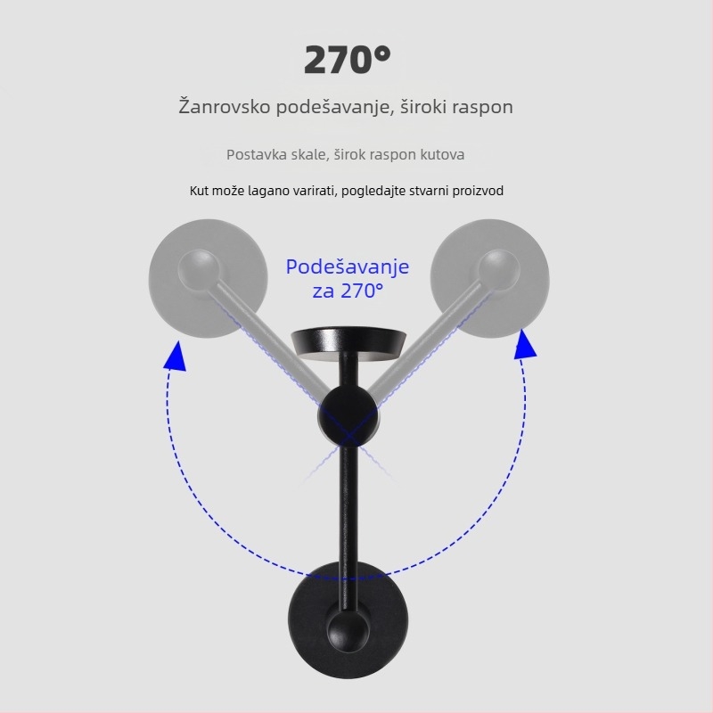 Aluminijski držač za filtre za espresso stroj s magnetskim učvršćenjem, zidna polica, 1 sloj, moderni minimalistički stil