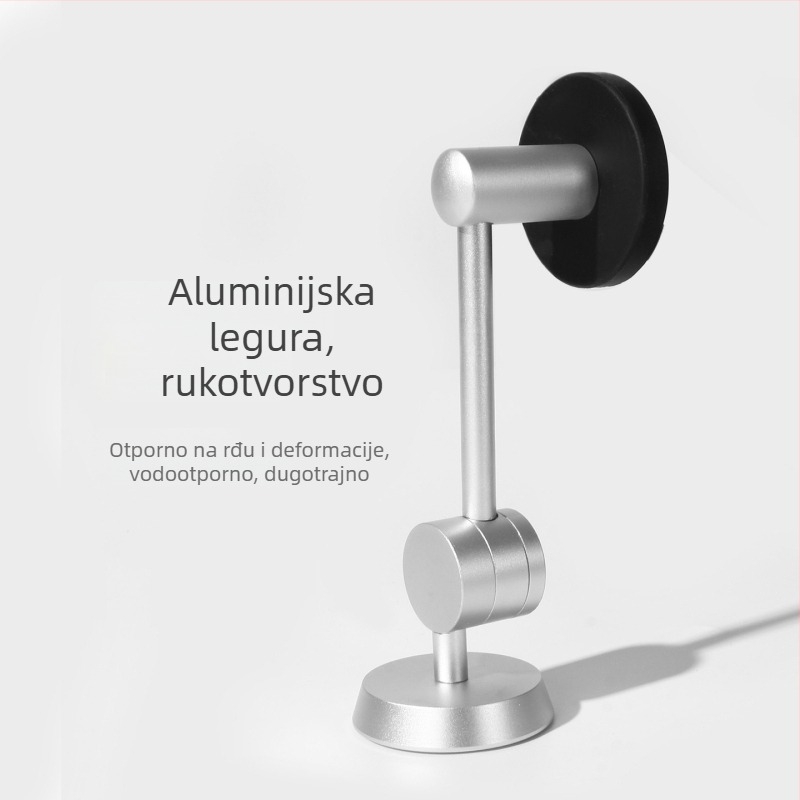 Aluminijski držač za filtre za espresso stroj s magnetskim učvršćenjem, zidna polica, 1 sloj, moderni minimalistički stil