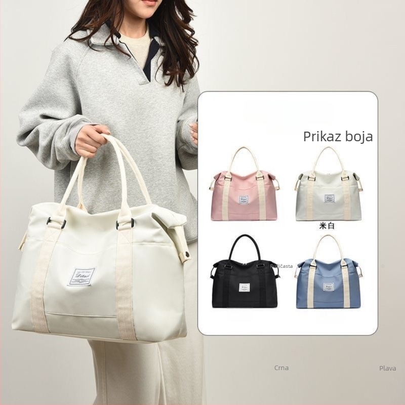 Unisex putna torba, 36-55L, platno, sklopiva s odjeljkom za suho/mokro, poliester podstava, Model 404