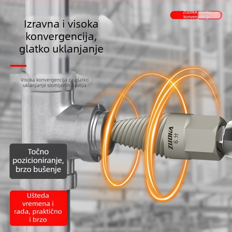 Ekstraktor vodovodne cijevi, kromolibden čelik, marka Left card, težina 0.2