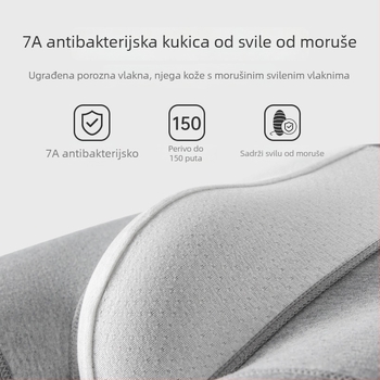 Muške bokserice od pamuka, prozračne antibakterijske, 80‑vlaknasta pamuk, pletene, srednji pojas