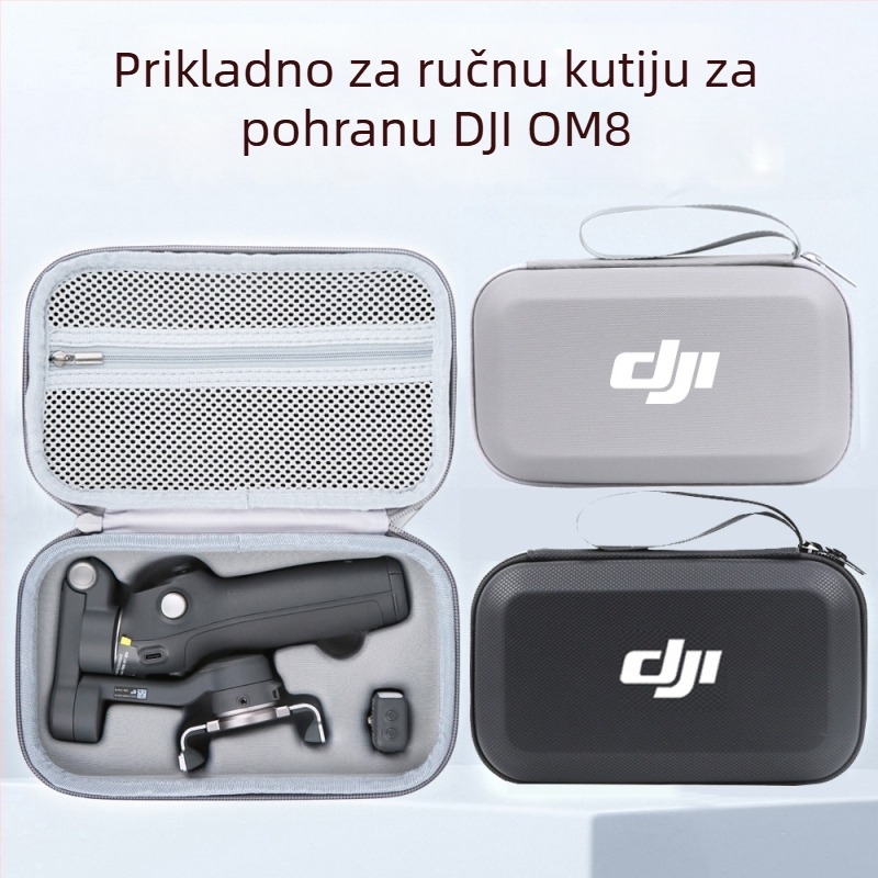 Čvrsta futrola za OM8 gimbal — PU materijal, kompatibilan s OM8, Zero type marka, ovlaštena privatna marka, račun uključen
