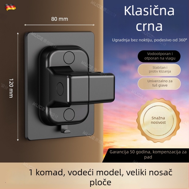 Prilagodljivi nosač tuša bez bušenja, zidni držač za kišni tuš, ABS materijal, marka Xinnuoke, moderan stil
