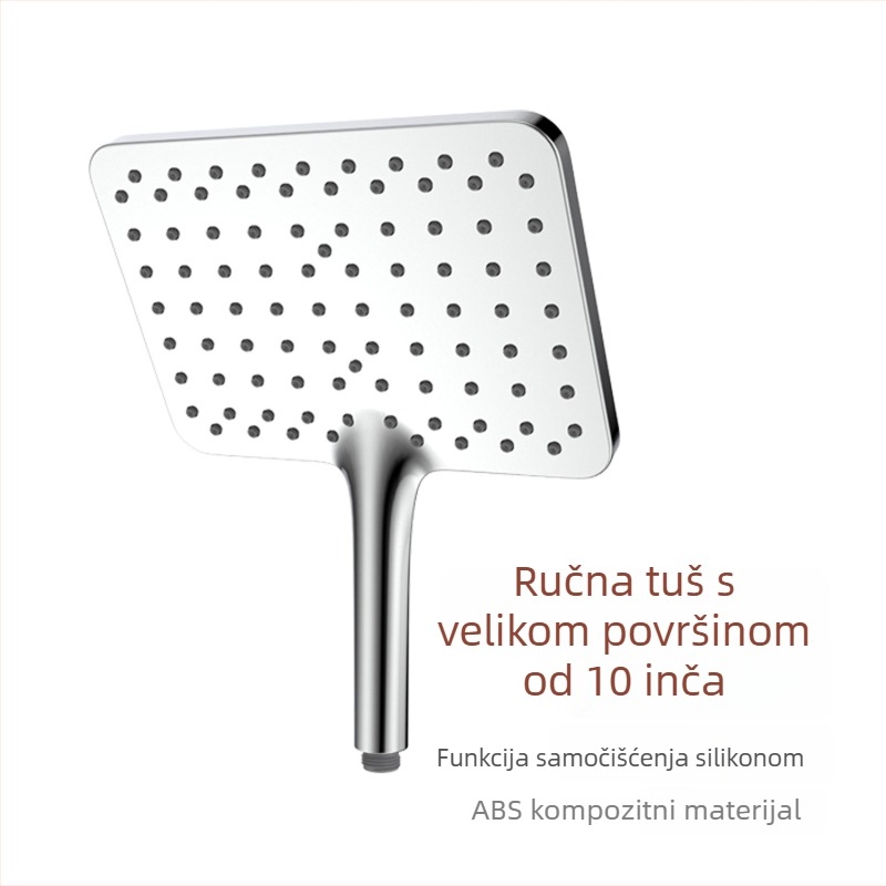Prijenosna ručna kišna glava, ABS, 0.8 MPa, izlaz s jednim režimom, model HS-1580 CP