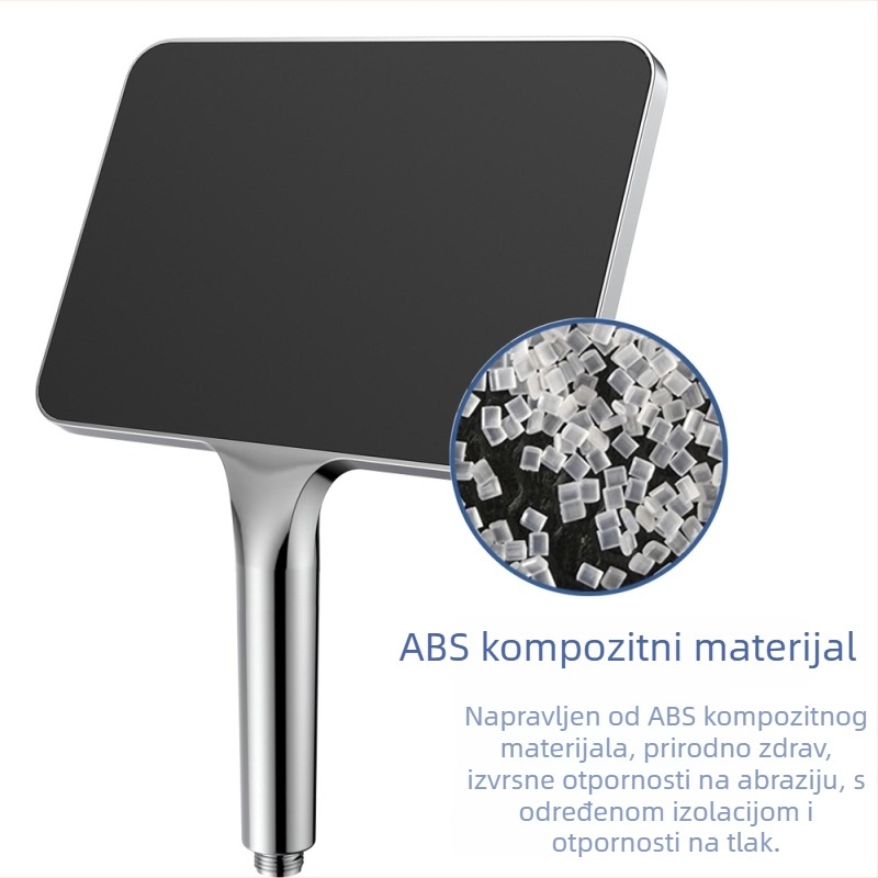 Prijenosna ručna kišna glava, ABS, 0.8 MPa, izlaz s jednim režimom, model HS-1580 CP