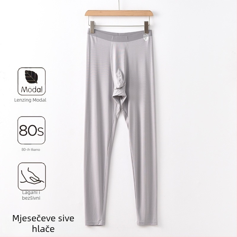 Muški Modalni termalni set – bezšivno, debeli 201–250 g/m², baršunasti donji dio, antibakterijsko, toplo