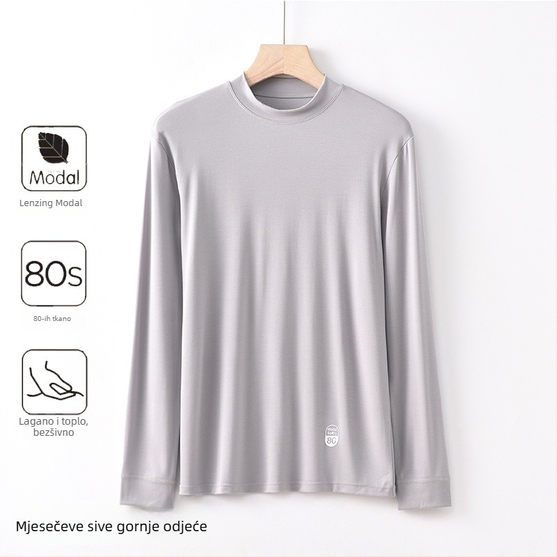 Muški Modalni termalni set – bezšivno, debeli 201–250 g/m², baršunasti donji dio, antibakterijsko, toplo